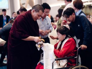 Thaye Dorje, His Holiness the 17th Gyalwa Karmapa, visits Kuching and Johor Bahru, Malaysia, June 2026. Photo: Tokpa Korlo.