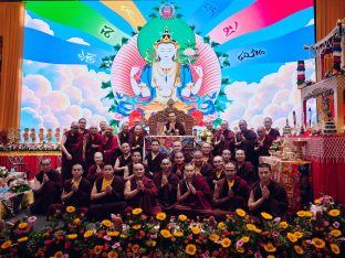 Thaye Dorje, His Holiness the 17th Gyalwa Karmapa, visits Kuching and Johor Bahru, Malaysia, June 2026. Photo: Tokpa Korlo.