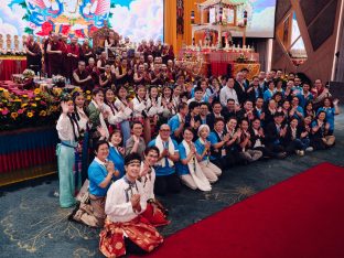 Thaye Dorje, His Holiness the 17th Gyalwa Karmapa, visits Kuching and Johor Bahru, Malaysia, June 2026. Photo: Tokpa Korlo.