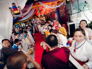 Thaye Dorje, His Holiness the 17th Gyalwa Karmapa, visits Kuching and Johor Bahru, Malaysia, June 2026. Photo: Tokpa Korlo.