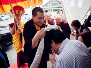 Thaye Dorje, His Holiness the 17th Gyalwa Karmapa, visits Kuching and Johor Bahru, Malaysia, June 2026. Photo: Tokpa Korlo.