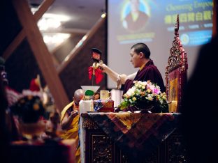 Thaye Dorje, His Holiness the 17th Gyalwa Karmapa, visits Kuching and Johor Bahru, Malaysia, June 2026. Photo: Tokpa Korlo.