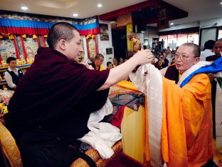 Thaye Dorje, His Holiness the 17th Gyalwa Karmapa, visits Kuching and Johor Bahru, Malaysia, June 2026. Photo: Tokpa Korlo.