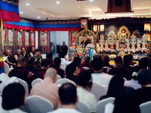 Thaye Dorje, His Holiness the 17th Gyalwa Karmapa, visits Kuching and Johor Bahru, Malaysia, June 2026. Photo: Tokpa Korlo.