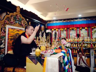 Thaye Dorje, His Holiness the 17th Gyalwa Karmapa, visits Kuching and Johor Bahru, Malaysia, June 2026. Photo: Tokpa Korlo.
