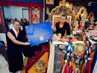 Thaye Dorje, His Holiness the 17th Gyalwa Karmapa, visits Kuching and Johor Bahru, Malaysia, June 2026. Photo: Tokpa Korlo.