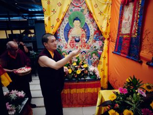 Thaye Dorje, His Holiness the 17th Gyalwa Karmapa, visits Kuching and Johor Bahru, Malaysia, June 2026. Photo: Tokpa Korlo.