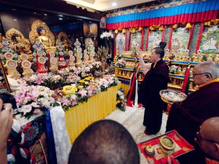 Thaye Dorje, His Holiness the 17th Gyalwa Karmapa, visits Kuching and Johor Bahru, Malaysia, June 2026. Photo: Tokpa Korlo.