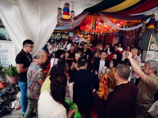 Thaye Dorje, His Holiness the 17th Gyalwa Karmapa, visits Kuching and Johor Bahru, Malaysia, June 2026. Photo: Tokpa Korlo.