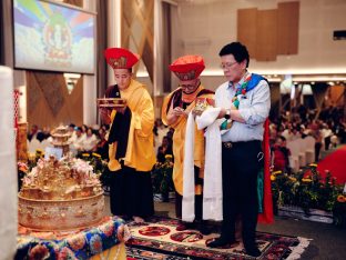 Thaye Dorje, His Holiness the 17th Gyalwa Karmapa, visits Kuching and Johor Bahru, Malaysia, June 2026. Photo: Tokpa Korlo.