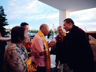 Thaye Dorje, His Holiness the 17th Gyalwa Karmapa, visits Kuching and Johor Bahru, Malaysia, June 2026. Photo: Tokpa Korlo.