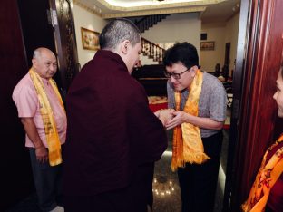 Thaye Dorje, His Holiness the 17th Gyalwa Karmapa, visits Kuching and Johor Bahru, Malaysia, June 2026. Photo: Tokpa Korlo.