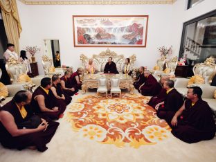 Thaye Dorje, His Holiness the 17th Gyalwa Karmapa, visits Kuching and Johor Bahru, Malaysia, June 2026. Photo: Tokpa Korlo.