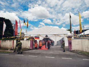 Thaye Dorje, His Holiness the 17th Gyalwa Karmapa, visits Kuching and Johor Bahru, Malaysia, June 2026. Photo: Tokpa Korlo.