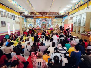 Thaye Dorje, His Holiness the 17th Gyalwa Karmapa, visits Kuching and Johor Bahru, Malaysia, June 2026. Photo: Tokpa Korlo.