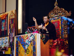 Thaye Dorje, His Holiness the 17th Gyalwa Karmapa, visits Kuching and Johor Bahru, Malaysia, June 2026. Photo: Tokpa Korlo.