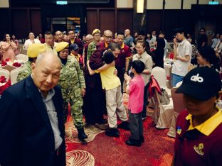 Thaye Dorje, His Holiness the 17th Gyalwa Karmapa, visits Kuching and Johor Bahru, Malaysia, June 2026. Photo: Tokpa Korlo.