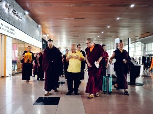 Thaye Dorje, His Holiness the 17th Gyalwa Karmapa, visits Kuching and Johor Bahru, Malaysia, June 2026. Photo: Tokpa Korlo.