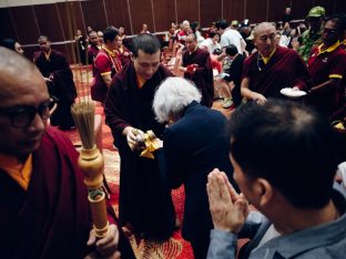 Thaye Dorje, His Holiness the 17th Gyalwa Karmapa, visits Kuching and Johor Bahru, Malaysia, June 2026. Photo: Tokpa Korlo.
