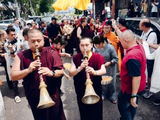 Thaye Dorje, His Holiness the 17th Gyalwa Karmapa, visits Kuching and Johor Bahru, Malaysia, June 2026. Photo: Tokpa Korlo.