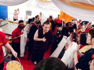 Thaye Dorje, His Holiness the 17th Gyalwa Karmapa, visits Kuching and Johor Bahru, Malaysia, June 2026. Photo: Tokpa Korlo.