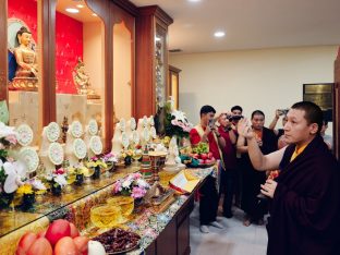 Thaye Dorje, His Holiness the 17th Gyalwa Karmapa, visits Kuching and Johor Bahru, Malaysia, June 2026. Photo: Tokpa Korlo.