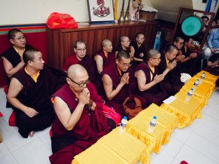 Thaye Dorje, His Holiness the 17th Gyalwa Karmapa, visits Kuching and Johor Bahru, Malaysia, June 2026. Photo: Tokpa Korlo.