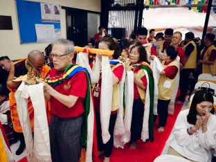 Thaye Dorje, His Holiness the 17th Gyalwa Karmapa, visits Kuching and Johor Bahru, Malaysia, June 2026. Photo: Tokpa Korlo.