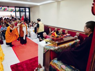 Thaye Dorje, His Holiness the 17th Gyalwa Karmapa, visits Kuching and Johor Bahru, Malaysia, June 2026. Photo: Tokpa Korlo.