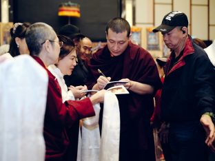 Thaye Dorje, His Holiness the 17th Gyalwa Karmapa, visits Kuching and Johor Bahru, Malaysia, June 2026. Photo: Tokpa Korlo.