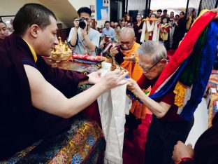 Thaye Dorje, His Holiness the 17th Gyalwa Karmapa, visits Kuching and Johor Bahru, Malaysia, June 2026. Photo: Tokpa Korlo.