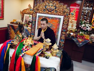 Thaye Dorje, His Holiness the 17th Gyalwa Karmapa, visits Kuching and Johor Bahru, Malaysia, June 2026. Photo: Tokpa Korlo.