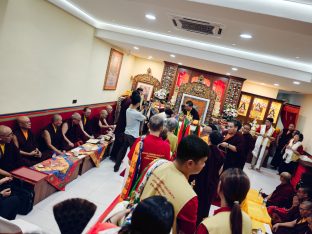 Thaye Dorje, His Holiness the 17th Gyalwa Karmapa, visits Kuching and Johor Bahru, Malaysia, June 2026. Photo: Tokpa Korlo.