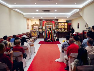Thaye Dorje, His Holiness the 17th Gyalwa Karmapa, visits Kuching and Johor Bahru, Malaysia, June 2026. Photo: Tokpa Korlo.