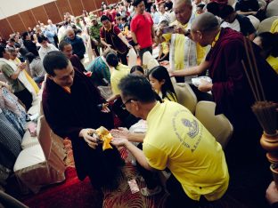 Thaye Dorje, His Holiness the 17th Gyalwa Karmapa, visits Kuching and Johor Bahru, Malaysia, June 2026. Photo: Tokpa Korlo.