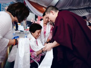 Thaye Dorje, His Holiness the 17th Gyalwa Karmapa, visits Kuching and Johor Bahru, Malaysia, June 2026. Photo: Tokpa Korlo.