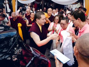 Thaye Dorje, His Holiness the 17th Gyalwa Karmapa, visits Kuching and Johor Bahru, Malaysia, June 2026. Photo: Tokpa Korlo.