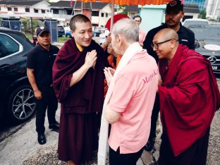 Thaye Dorje, His Holiness the 17th Gyalwa Karmapa, visits Kuching and Johor Bahru, Malaysia, June 2026. Photo: Tokpa Korlo.