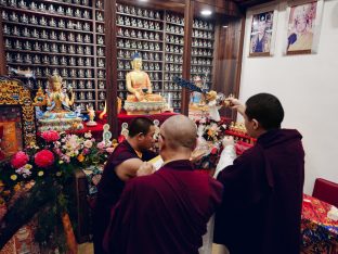 Thaye Dorje, His Holiness the 17th Gyalwa Karmapa, visits Kuching and Johor Bahru, Malaysia, June 2026. Photo: Tokpa Korlo.