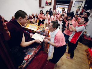 Thaye Dorje, His Holiness the 17th Gyalwa Karmapa, visits Kuching and Johor Bahru, Malaysia, June 2026. Photo: Tokpa Korlo.
