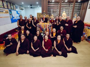 Thaye Dorje, His Holiness the 17th Gyalwa Karmapa, visits Kuching and Johor Bahru, Malaysia, June 2026. Photo: Tokpa Korlo.