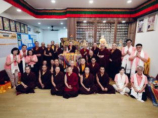 Thaye Dorje, His Holiness the 17th Gyalwa Karmapa, visits Kuching and Johor Bahru, Malaysia, June 2026. Photo: Tokpa Korlo.