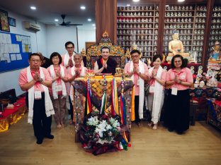 Thaye Dorje, His Holiness the 17th Gyalwa Karmapa, visits Kuching and Johor Bahru, Malaysia, June 2026. Photo: Tokpa Korlo.