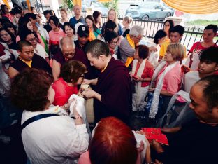 Thaye Dorje, His Holiness the 17th Gyalwa Karmapa, visits Kuching and Johor Bahru, Malaysia, June 2026. Photo: Tokpa Korlo.