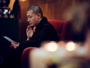 Thaye Dorje, His Holiness the 17th Gyalwa Karmapa, visits Karma Kunga Padkar Ling, Czech Republic, 2026. Photo: Tokpa Korlo.