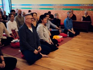 Thaye Dorje, His Holiness the 17th Gyalwa Karmapa, visits Karma Kunga Padkar Ling, Czech Republic, 2026. Photo: Tokpa Korlo.