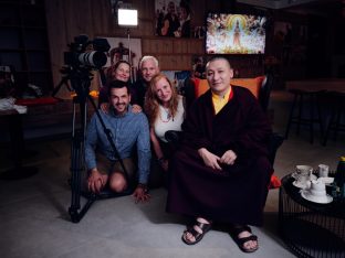 Thaye Dorje, His Holiness the 17th Gyalwa Karmapa, visits Karma Kunga Padkar Ling, Czech Republic, 2026. Photo: Tokpa Korlo.