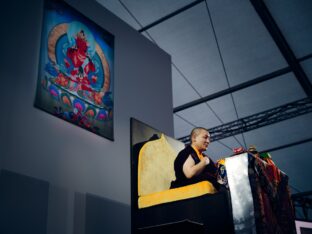 Thaye Dorje, His Holiness the 17th Gyalwa Karmapa, at the 2026 International Summer Course at the Europe Center, Germany. Photo: Tokpa Korlo.