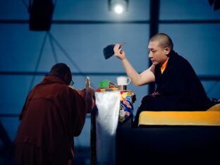Thaye Dorje, His Holiness the 17th Gyalwa Karmapa, at the 2026 International Summer Course at the Europe Center, Germany. Photo: Tokpa Korlo.