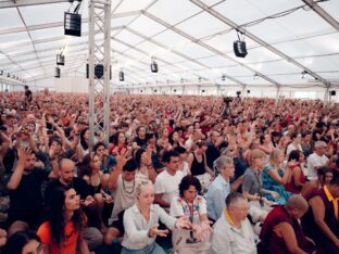 Thaye Dorje, His Holiness the 17th Gyalwa Karmapa, at the 2026 International Summer Course at the Europe Center, Germany. Photo: Tokpa Korlo.